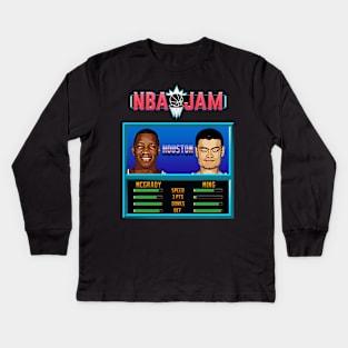 NBA JAM - TMAC and YAO Kids Long Sleeve T-Shirt